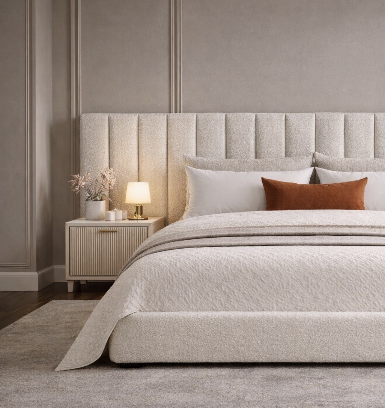 CALI Panelled Bed Frame